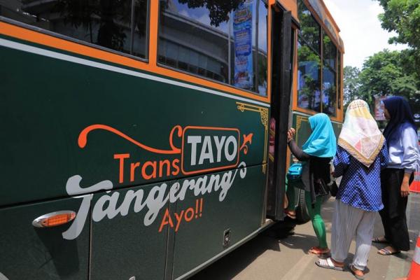 Penumpang Bus Trans Tayo Bisa Bayar Pakai Kartu Multi Trip KRL