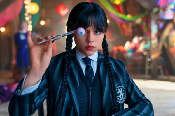 Film Wednesday yang dibintangi Jenna Ortega. (FOTO: NETFLIX) 