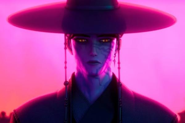 K-Pop: Demon Hunters menampilkan karakter Jinu, member boy band Saja Boys. (FOTO: NETFLIX) 