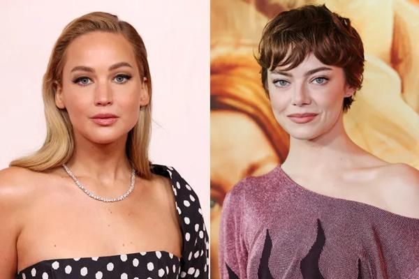 Jennifer Lawrence tak Ingin Emma Stone Mencukur Rambutnya untuk Film Baru. (FOTO: WIRE IMAGE/FILM MAGIC) 