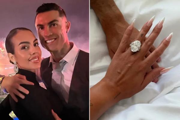 Pakar Perhiasan Heboh, Berapa Harga Cincin Berlian Pertunangan Cristiano Ronaldo dan Georgina Rodriguez? (FOTO: INSTAGRAM) 