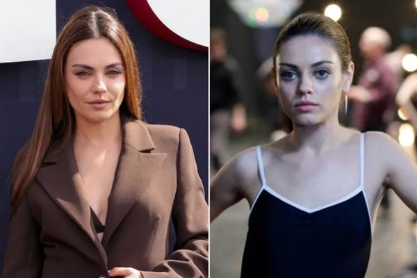 Mila Kunis pada Mei 2025; Mila Kunis dalam Black Swan pada tahun 2010. (FOTO: WIREIMAGE/FOX) 