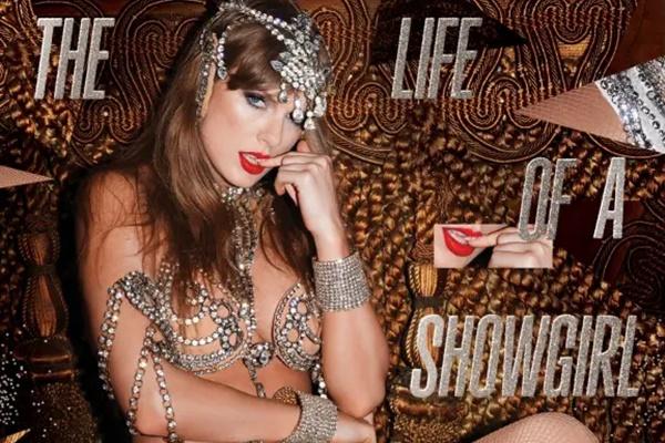 Sampul album ke-12 Taylor Swift ` The Life of a Showgirl`. (FOTO: INSTAGRAM TAYLOR SWIFT) 