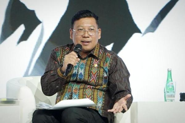 Kepala Badan Pangan Nasional/National Food Agency (NFA)  Arief Prasetyo Adi dalam Pembekalan dan Pelepasan Tim Ekspedisi Patriot di Jakarta, Minggu (24/8/2025). (foto:NFA) 