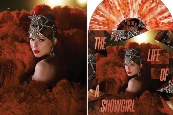 Taylor Swift di sampul album terbarunya The Life of a Showgirl. (FOTO: MERT ALAS DAN MARCUS PIGGOT) 