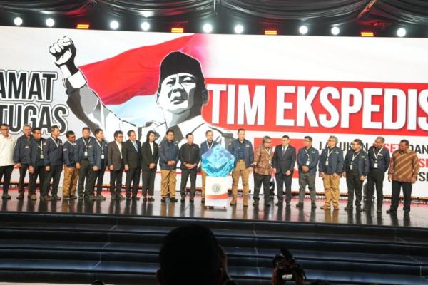 Pelepasan Tim Ekspedisi Patriot di Balai Kartini, Jakarta, Senin (25/8/2025) (Foto: Humas Kementrans) 