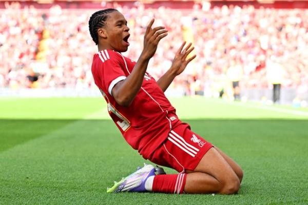 Penyerang muda Liverpool, Rio Ngumoha  (Foto: Sky Sports) 