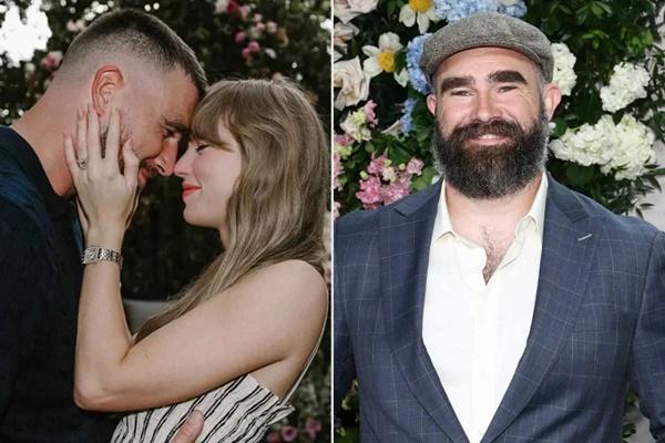 Jason Kelce Buka Suara Soal Pertunangan Adiknya Travis Kelce dengan Superstar Taylor Swift. (FOTO: INSTAGRAM/GETTY IMAGE) 