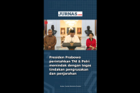 Prabowo Perintahkan Tindak Tegas Tindakan Penjarahan dan Pengerusakan