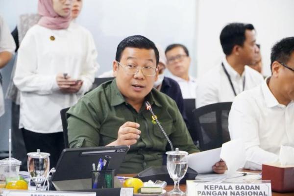 Kepala Badan Pangan Nasional/National Food Agency (NFA)  Arief Prasetyo Adi di di Kantor Kemenko Pangan, Senin (1/9//2025).(fotp:NFA) 