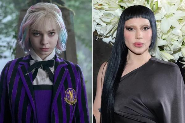 Peran Lady Gaga di Wednesday Mengejutkan Bintang Emma Myers. (FOTO: NETFLIX/GETTY IMAGE) 