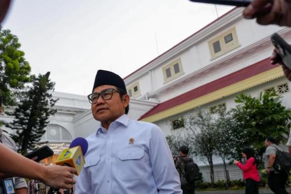 Menko PM Abdul Muhaimin Iskandar usai rapat dengan Presiden Prabowo Subianto di Istana Negara (Foto: Ist) 