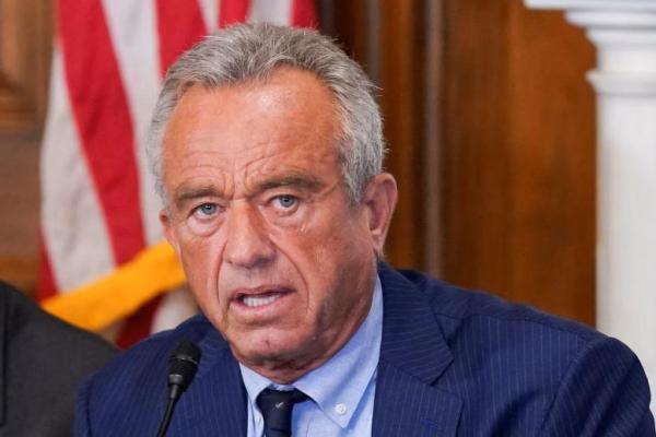 Menteri Kesehatan dan Layanan Kemanusiaan AS Robert F. Kennedy Jr., di Capitol Hill, Washington, AS, 15 Juli 2025. REUTERS 