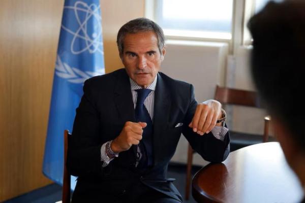 Direktur Jenderal IAEA Rafael Grossi menghadiri wawancara dengan tim Reuters di Wina, Austria, 3 September 2025. REUTERS 