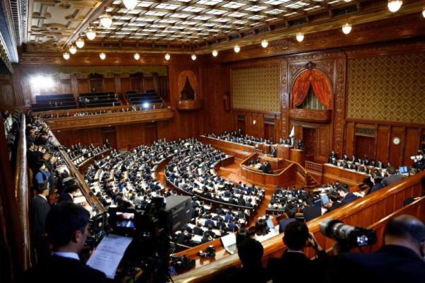 Tampilan umum menunjukkan majelis rendah parlemen saat Perdana Menteri Jepang Shigeru Ishiba menyampaikan pidato kebijakannya di Tokyo, Jepang, 29 November 2024. REUTERS 