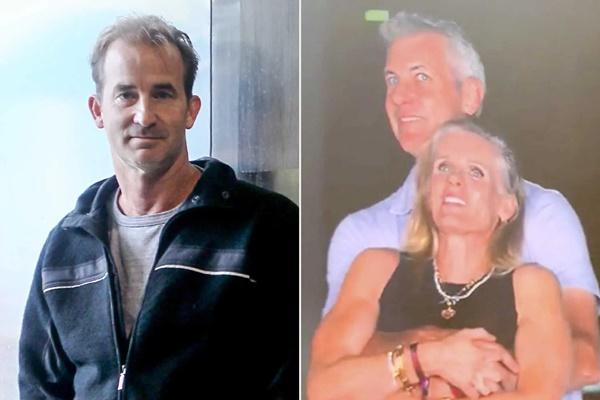 Andrew Cabot (kiri) dan Andy Byron dengan Kristin Cabot. (FOTO: THE BOSTON GLOBE/GETTY) 