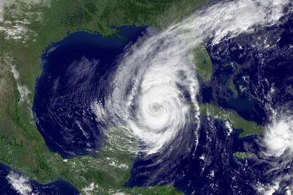 Citra satelit Badai Wilma pada 23 Oktober 2005. (FOTO: NOAA/GETTY IMAGE) 
