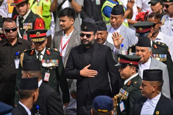 Balendra Shah, 35, mantan rapper dan komposer yang saat ini menjabat sebagai wali kota Kathmandu, di Alun-alun Kathmandu Durbar di Kathmandu, Nepal, 6 September 2025. REUTERS 