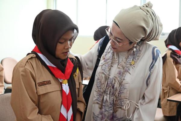 Anggota Komisi VIII DPR RI, Selly Andriany Gantina saat melakukan Kunjungan Kerja Spesifik ke SRMA 34 Lebak, Kamis (Foto: DPR) 