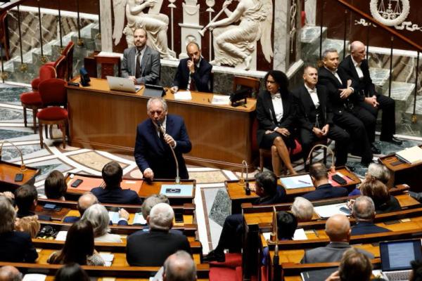 Perdana Menteri Prancis Francois Bayrou berbicara dalam debat sebelum mosi kepercayaan mengenai isu anggaran dalam sidang luar biasa di Majelis Nasional di Paris, Prancis, 8 September 2025. REUTERS 