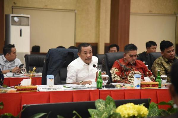 Anggota Komisi III DPR RI Sarifuddin Sudding saat mengikuti Kunjungan Kerja Spesifik ke Kota Makassar, Provinsi Sulawesi Selatan (Sulsel), Jumat (Foto: Nadhen/vel) 