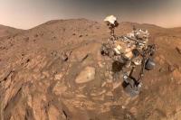 Sebuah gambar yang diambil oleh penjelajah Mars Perseverance milik NASA pada 23 Juli, dalam gambar yang dirilis pada 10 September 2025. Handout via REUTERS