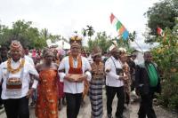 Wamentrans Viva Yoga Mauladi saat kunjungan kerja ke Kabupaten Manokwari Selatan, Papua Barat (Foto: Humas Kementrans)