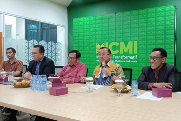 Konferensi pers rencana Silaknas Ikatan Cendekiawan Muslim Indonesia (ICMI) di Jakarta, Rabu (17/9/2025). Foto: icmi/katakini 