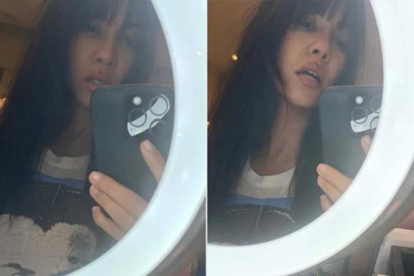 `Musim Penyihir`, Kourtney Kardashian Tampil dengan Gaya Rambut Poni Baru. (FOTO: INSTAGRAM) 