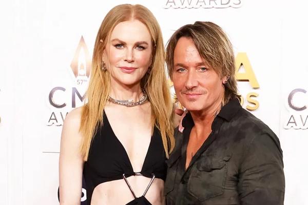 Nicole Kidman dan Keith Urban menghadiri CMA Awards 2023 di Bridgestone Arena pada 8 November 2023 di Nashville, Tennessee. (FOTO: GETTY IMAGE) 