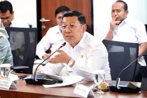 Kepala Badan Pangan Nasional/National Food Agency (NFA)  Arief Prasetyo Adi dalam Rapat Koordinasi Satuan Tugas Nasional Percepatan Pembentukan Koperasi Desa/Kelurahan Merah Putih di Kementerian Koordinator Bidang Pangan, Jakarta pada Senin (29/9/2025).(foto:NFA) 