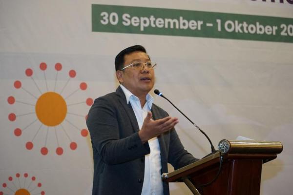 Kepala Badan Pangan Nasional/National Food Agency (NFA)  Arief Prasetyo Adi dalam Platform Stop Boros Pangan di Jakarta, Selasa (30/9/2025).(foto:NFA) 