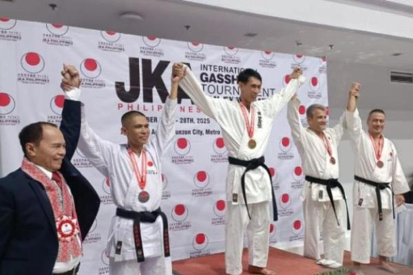 Indonesia Raih 7 Medali di Kejuaraan Internasional Asosiasi Karate Jepang