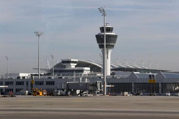 Tampilan umum Bandara Internasional München di Jerman, 16 Februari 2023. REUTERS 