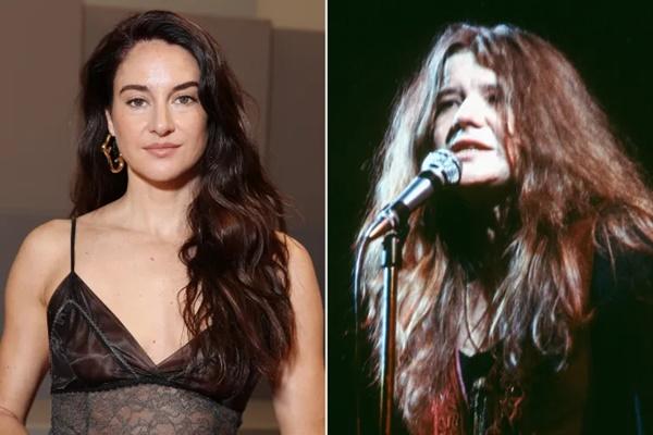 Shailene Woodley pada tahun 2015, Janis Joplin sekitar tahun 1968. (FOTO: GETTY IMAGE) 