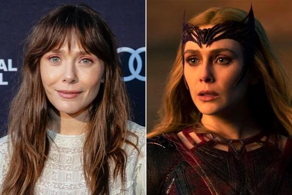 Elizabeth Olsen pada 3 Oktober 2025; Elizabeth Olsen dalam Doctor Strange in the Multiverse of Madness dari tahun 2022. (FOTO: SHUTTERSTOCK/MARVEL STUDIOS) 