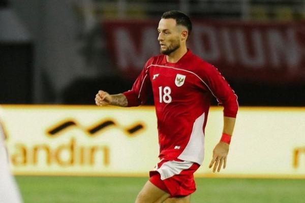 Gelandang Timnas Indonesia Marc Klok (RRI) 