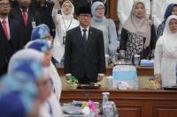 Mendes PDT Yandri Susanto saat menghadiri Rapat Paripurna Istimewa DPRD Kabupaten Serang (Foto: Humas Kemendes PDT)