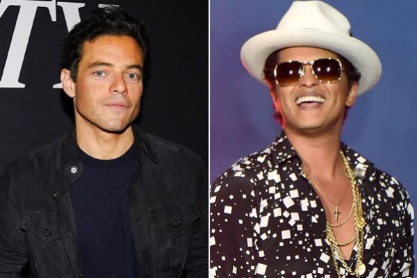 Rami Malek; Bruno Mars. Rami Malek Bikin Gadis Kecil Menangis Gara-gara Dikira Bruno Mars. (FOTO: GETTY IMAGE) 