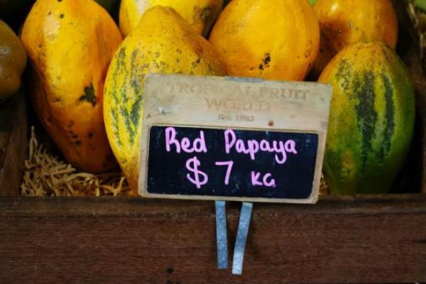 Ilustrasi buah pepaya (Foto: Unsplash/Simon Hurry) 