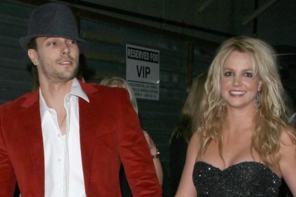 Kevin Federline dan Britney Spears di sebuah pesta di Los Angeles. (FOTO: FILM MAGIC) 