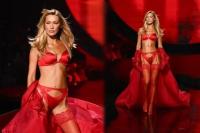 Bella Hadid tampil di runway Victoria`s Secret Fashion Show 2025, Rabu (15/10/2025) di New York City. (FOTO: GETTY IMAGE)