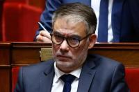 Olivier Faure, anggota parlemen dan Sekretaris Pertama Partai Sosialis Prancis di Paris, Prancis, 14 Oktober 2025. REUTERS