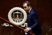 Perdana Menteri Prancis Sebastien Lecornu tiba untuk menyampaikan pidato, dalam sesi publik di Majelis Nasional di Paris, Prancis, 16 Oktober 2025. REUTERS
