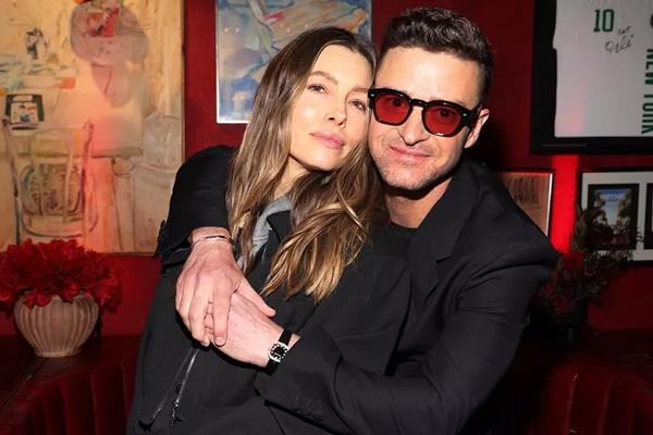 Jessica Biel dan Justin Timberlake menghadiri pesta peluncuran Everything I Thought It Was di West Hollywood pada Maret 2024. (FOTO: GETTY IMAGE) 
