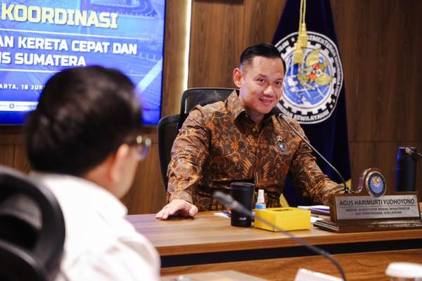 Menteri Koordinator Bidang Infrastruktur dan Pembangunan Kewilayahan Agus Harimurti Yudhoyono (AHY). Foto: kemenkoinfra 