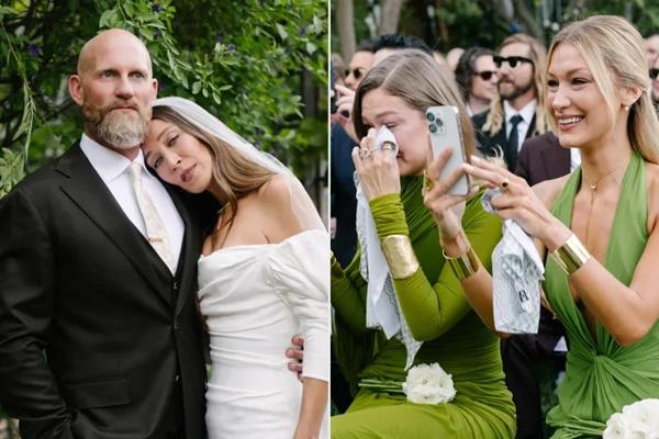 Dari Kiri: Ross Williams dengan Alana Hadid; dan Gigi Hadid dengan Bella Hadid pada 18 Oktober 2025. (FOTO: MANGO STUDIOS) 