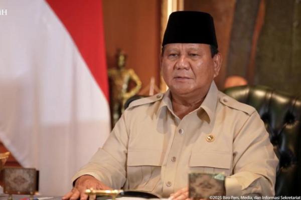 Presiden Republik Indonesia Prabowo Subianto (Foto:Setneg) 