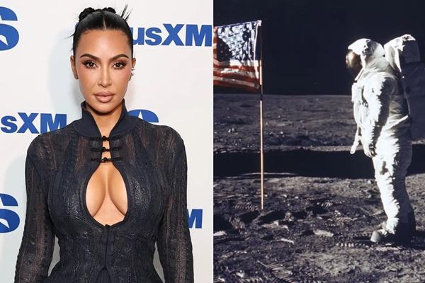 Kim Kardashian Bersikeras Pendaratan di Bulan pada 1969 Palsu. (FOTO: GETTY/NASA) 