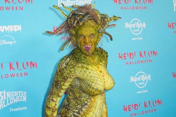 Heidi Klum di pesta Halloween tahunan Heidi Klum yang ke-24 pada Jumat, 31 Oktober 2025. (FOTO: GETTY IMAGE) 